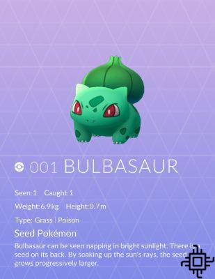 Bulbasaur in Pokémon GO