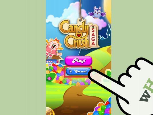 Collegare e ricollegare Candy Crush Saga con Facebook